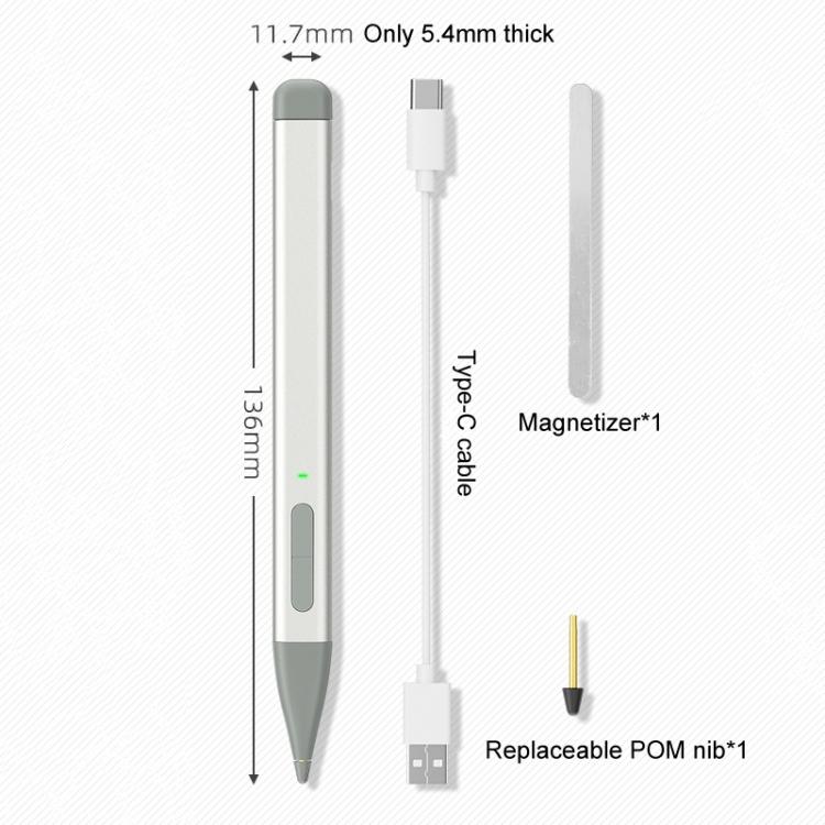 For Microsoft Surface Pro 8 / 9 / Go Laptop Stylus 4096 Pressure Sensitive Stylus Pen