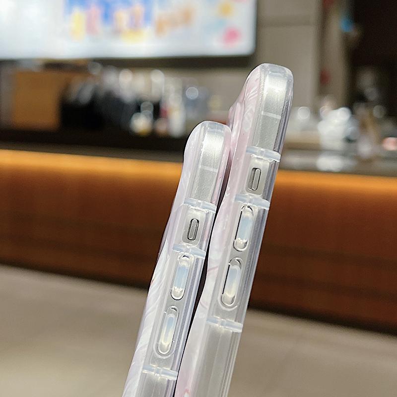 Мягкий чехол с цветочным рисунком для Samsung A55 S24 Ultra A35 A54 A53 A34 S23 IPhone 15 11 Reno 11 8T Realme C55 C67 Xiaomi 13T Redmi Note 13 Note 12