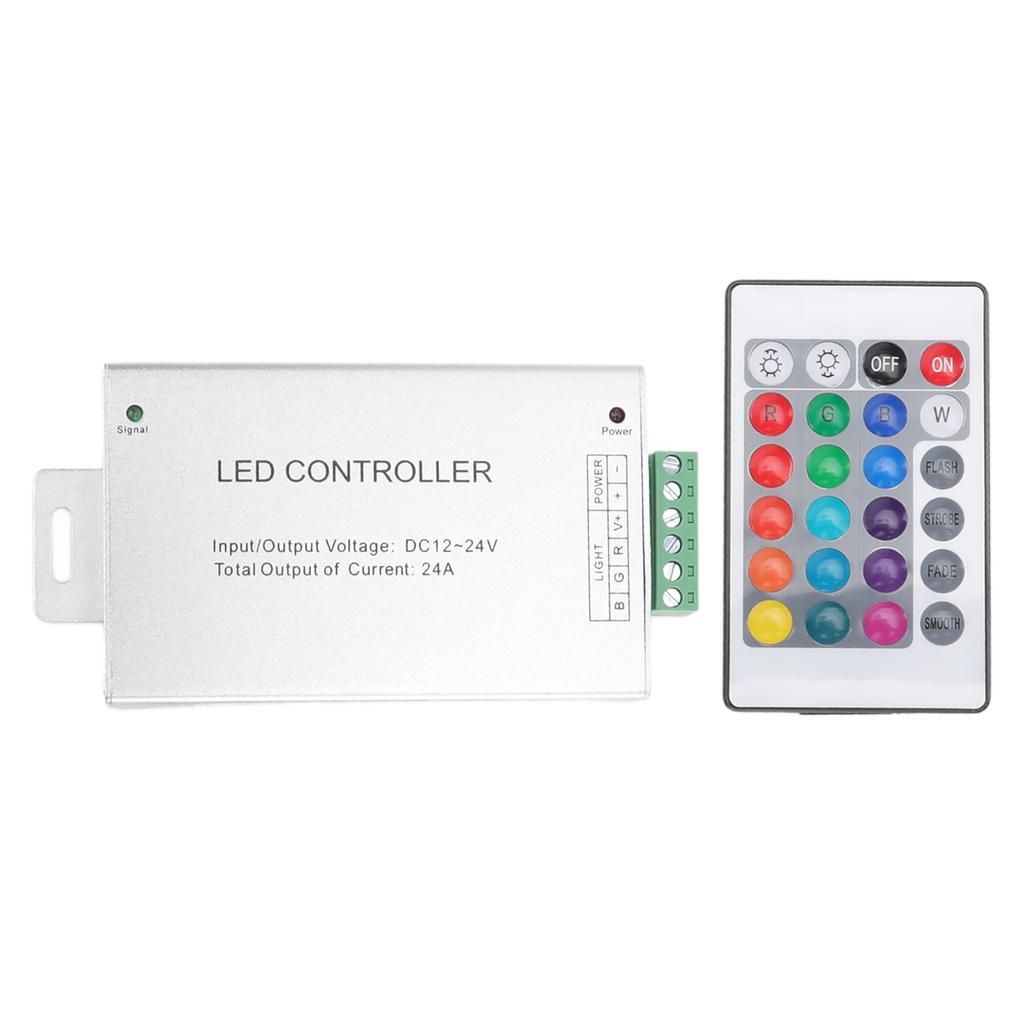 IR Remote Controller LED Light Strip Module Large Power 24A Wireless RF Controller
