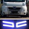 2x Светодиодные Дневные Ходовые Огни для Автомобиля Для Peugeot Boxer Citroen Relay Fiat Ducato Автодома Фургоны DRL Авто Аксессуары для Внешнего Оформления