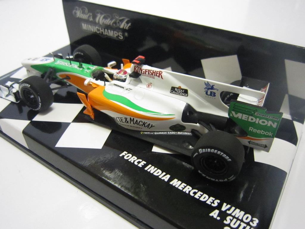 Minichamps PMA Force India Mercedes VJM03 2010 410100014 Готовый продукт 1/43 A sutil