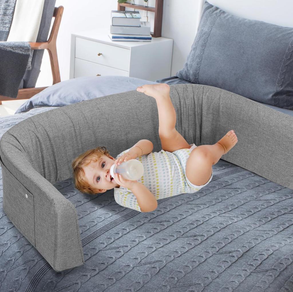 ZYLKEKL защитная подушка для кровати, защитная подушка для кровати, защита от падения малыша, поручень для кровати, поручень для кровати, защита от падения для детей, регулируемая высота, сделай сам