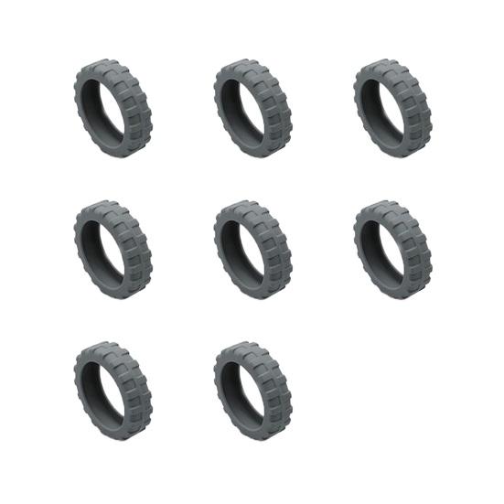 8 Pcs Luggage Caster Cover Thick Reduce Noise Caster Protection Prevent Scratches Non-slip Suitcase Wheel Covers Wear-Resistant Waterproof Wheel