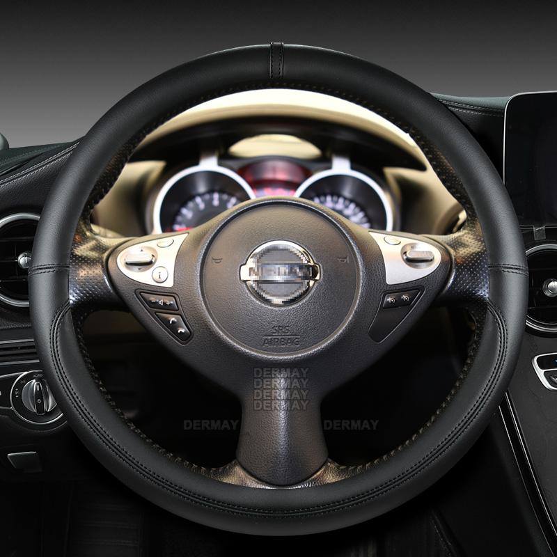 Для Nissan Juke F15 F16 2010 ~ 2023 искусственная кожа автомобильный чехол на руль быстрая доставка автоаксессуары