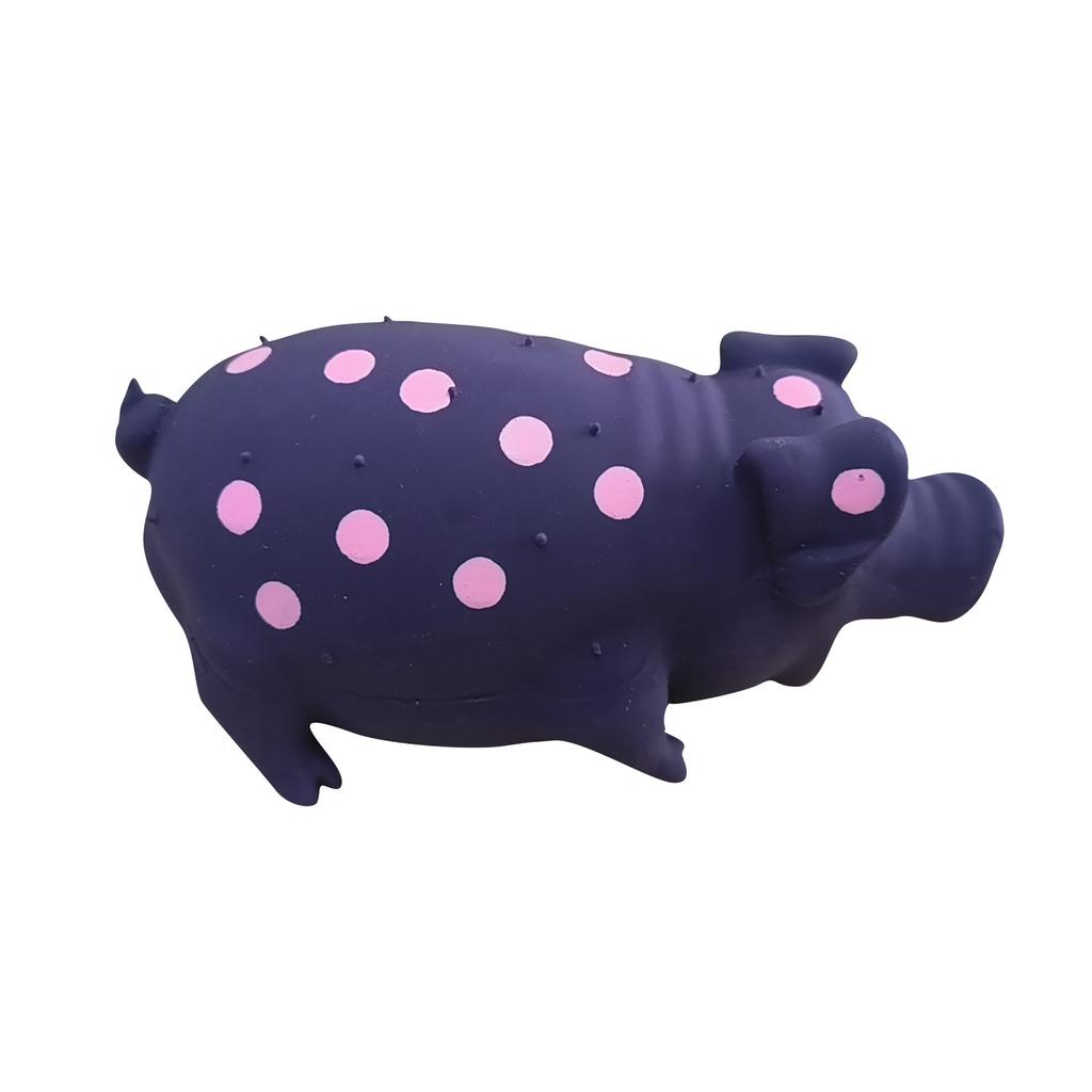 Латексная высокоэластичная декомпрессионная игрушка с хлопковым наполнителем, игрушка для собак, игрушка для домашних животных, устойчивая к жеванию и скрежетанию зубов, обучающая свинья, звук для домашних животных