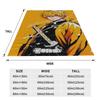 Фланелевый плед Demon Slayer Kimetsu No Yaiba Японский Агацума Зеницу Аниме Одеяла Мягкое покрывало для кровати Дом Путешествия