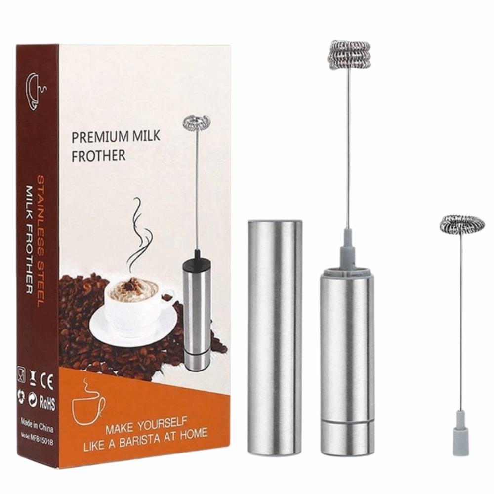 Rechargeable Wireless Milk Frother Handheld Design Handheld Mixer Cappuccino Preparation