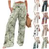 Women's Casual Pants Loose Soft Solid Color  Wide Leg Long Pants High Waist Straight Leg Pants