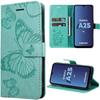 Luxury Case - Booling - for Samsung Galaxy A25 5G - Shockproof - Faux Leather - Butterfly Pattern