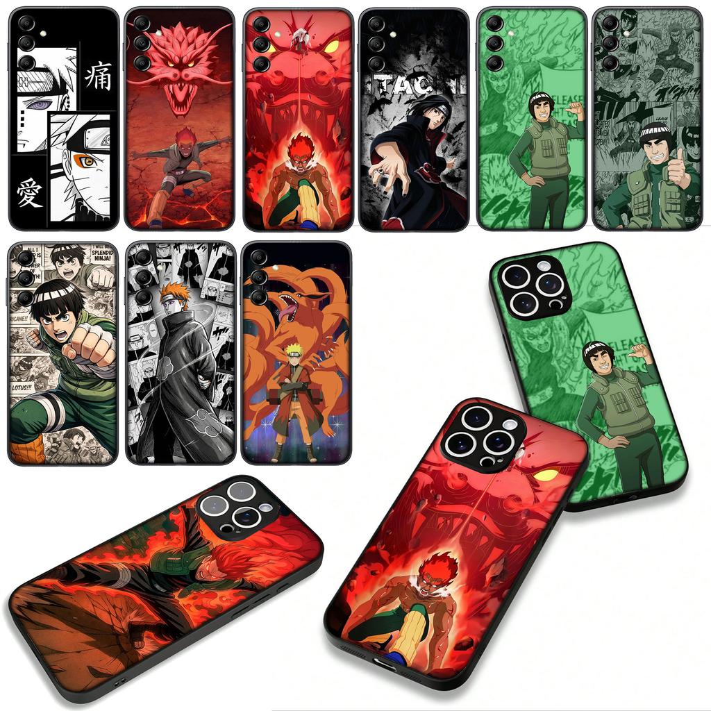 Кейс Might Guy Narutos Itachi Pain Akatsuki для Samsung Galaxy A25 A37 A57 A12 A14 A31 A50 A51 A70 A71 A72 A04 Note 20 9 8 10