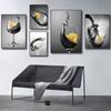 New Nordic Modern Fashion Wine Glass Canvas Painting Office Wall Painting Kitchen Poster Living Room Corridor Home Decoration Mural No Frame
