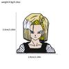 100 Металлических значков Dragon Ball Персонаж Dragon Ball Укун Сплав Масляная капля Брошь Аксессуары Булавка Декор для рюкзака