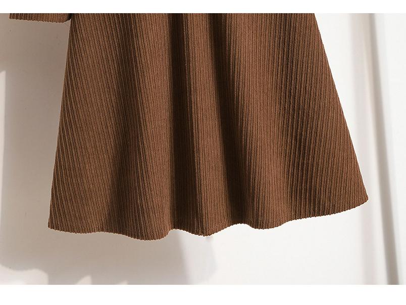 Девочковое осеннее платье в стиле преппи из двух частей - Модная детская одежда