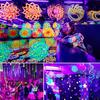 50W 96 LED Black Light Bar 395-400nm UV Blacklights Purple Light Bar with  Plug for Glow Party Fluorescent Paint Stage Decor