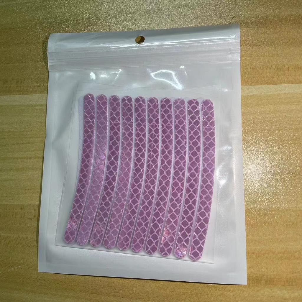 Наклейки на ступицу колеса автомобиля, светоотражающие украшения для ночного освещения, наклейки на обод колеса и шины мотоцикла, электромобиля, 20 шт.