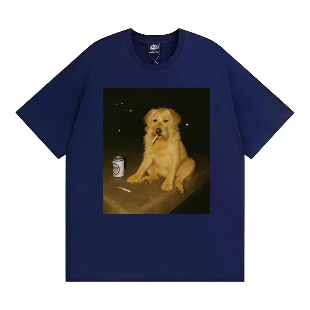 Funny Introverted Dog Mom Meme Graphic TShirt Unisex Casual 100 Cotton Short Sleeve Vintage Street Style Women And Men TShirt