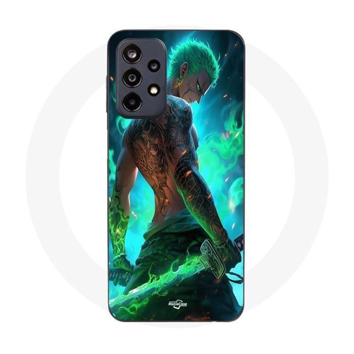 Чехол Maniacase для Samsung Galaxy A32 5g One piece Зоро 3D Манга аниме Фан-арт
