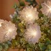 Flash Fiber Optic Flower String Lights LED Christmas Tree Flower Lights Fairy Lamps  Wedding