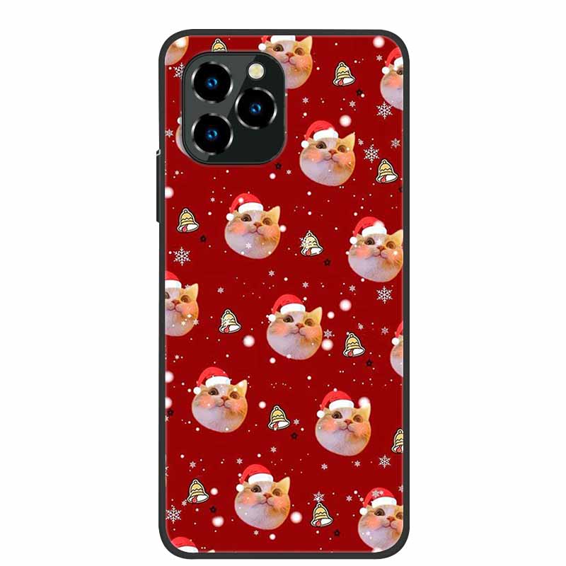 Phone Case For Oukitel C21 Pro Christmas Silicone TPU Soft Cover For Oukitel C21 Pro Coque Protector Bumper OukitelC21 Elk Funda