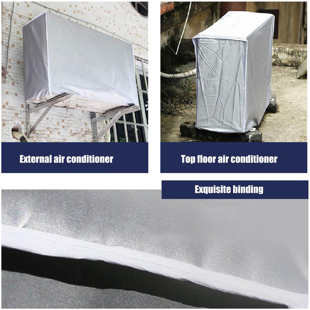 Outdoor Air Conditioner Cover AC Unit Defender Waterproof Air Conditioner  Dust Cover Washing Anti-Dust Anti-Snow Cleaning Bag