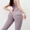 2022 Winter High Waist Nude Yoga Leggings with Pockets - Women's Hip-Lifting Sports Tights