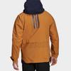 Adidas Waterproof Windproof Breathable Outdoor Sports Hooded Jacket Men Jackets Wheat-Brown GU0947