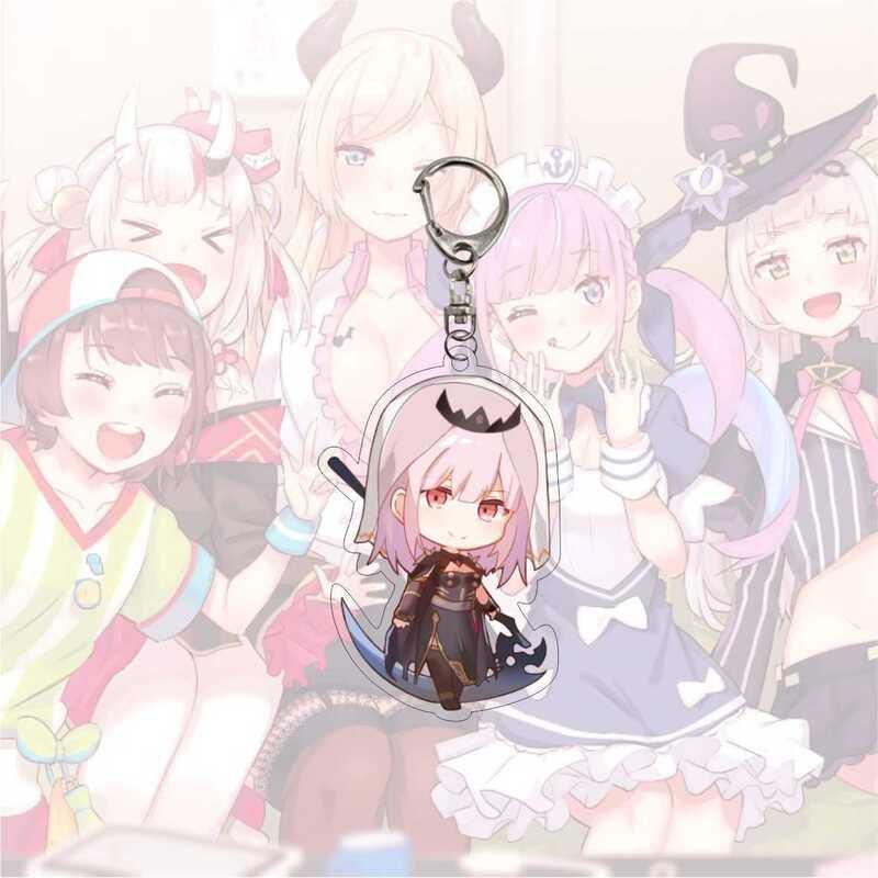 Изысканный акриловый брелок-подвеска Hololive Vtuber с красивыми дизайнами персонажей для коллекционеров