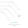 ZISIZ Индивидуально упакованные биоразлагаемые соломинки из ПЛА