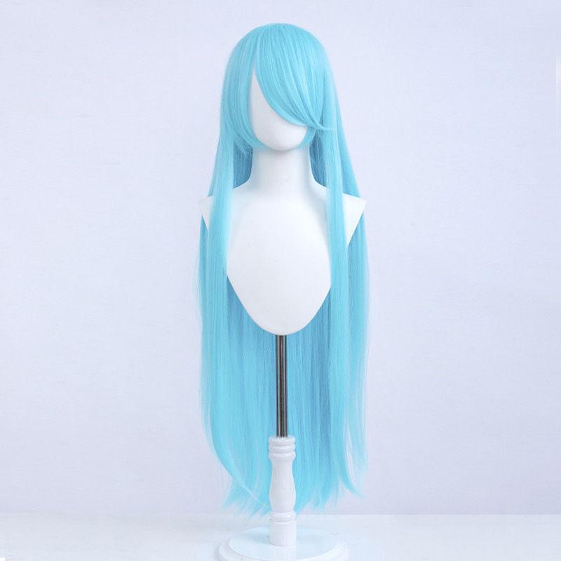 100cm Long Straight Cosplay Wig Anime Compatible Universal Omopinenet Heat Resistant Synthetic Hair Wigs + Wig Cap
