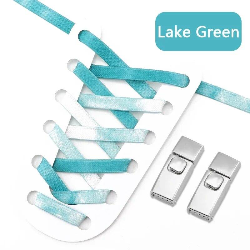 1 пара кроссовок с радужными эластичными шнурками, шнурки с застежкой без завязок для детей и взрослых, новые замки без завязок, шнурки для обуви, аксессуары для обуви