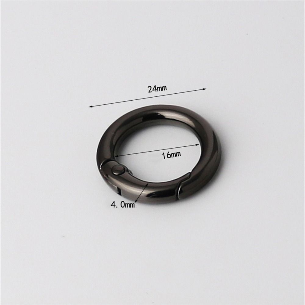 Круглая пряжка Gate с покрытием, легкая пряжка с защелкой, зажим, новый разъемный брелок для ключей, аксессуары для сумок