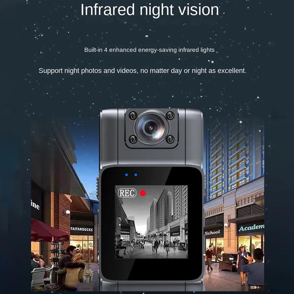 Digital Action Camera Law Enforcement Small Camera O Body Camcorder 1080P Night Visions Hotspot Sports Camera