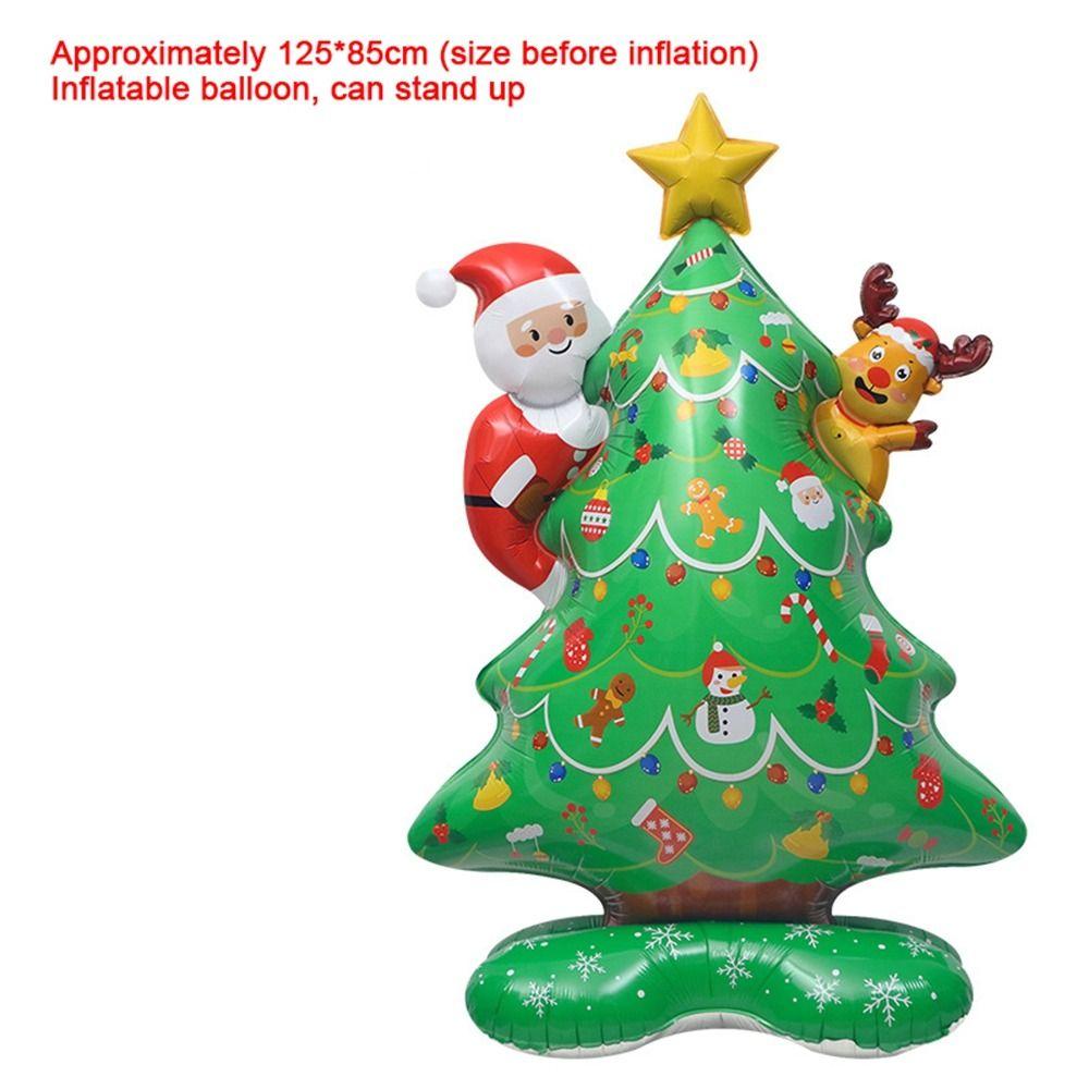 Алюминиевая пленка большой надувной воздушный шар реквизит для вечеринки Санта-Клаус воздушные шары Хэллоуин