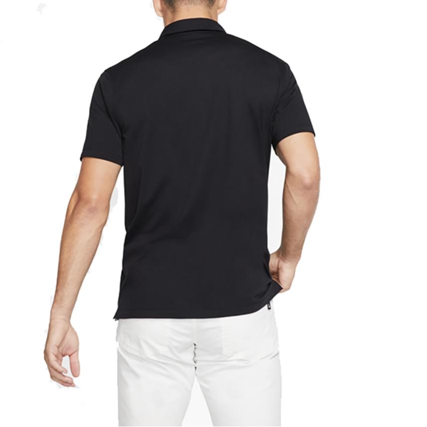 Nike Полосатая рубашка-поло для гольфа Dri-Fit Player, мужские топы, черные BV0471-010