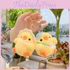 Милый маленький желтый цыпленок плюшевая игрушка кукла подвеска брелок Netred подарок для детей