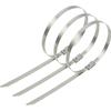 10PCS STAINLESS STEEL METAL CABLE TIES TIE