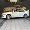 rlsh8 1:24 Mitsubishi EVO 9th generation alloy car model sound and light steering six door openable supercar ornament