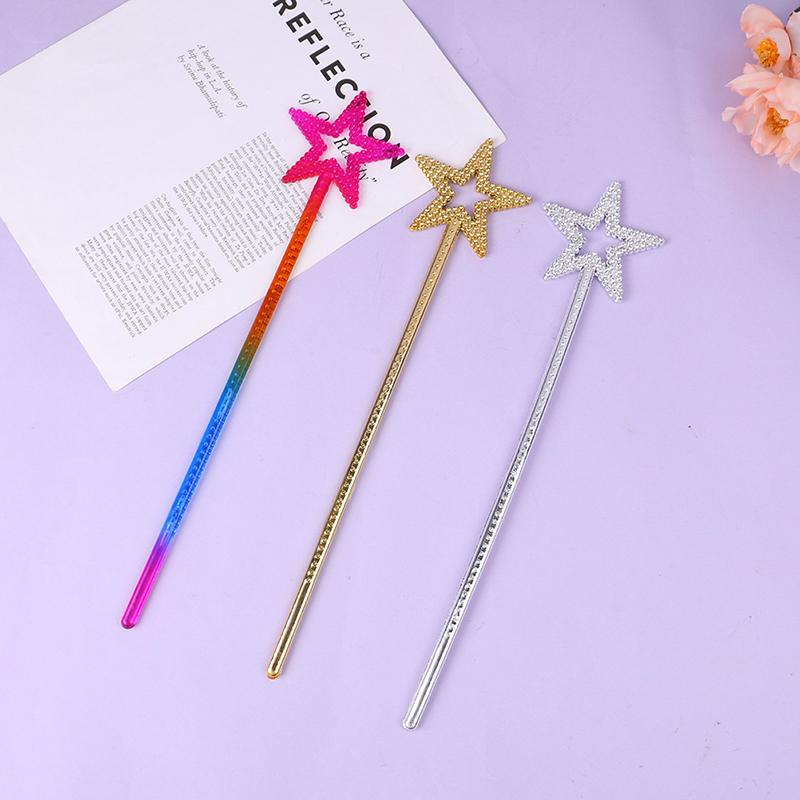 1 Pcs Fairy Wand Angel Star Magic Wand Five-Pointed Star Princess Magic Fairy Cane