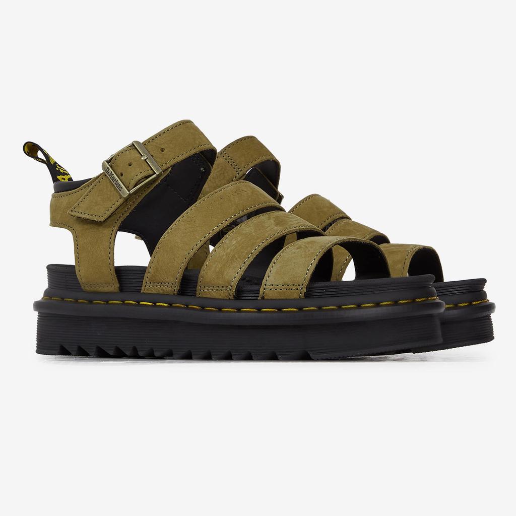 Sandals Dr. Martens Green Blaire Tumbled