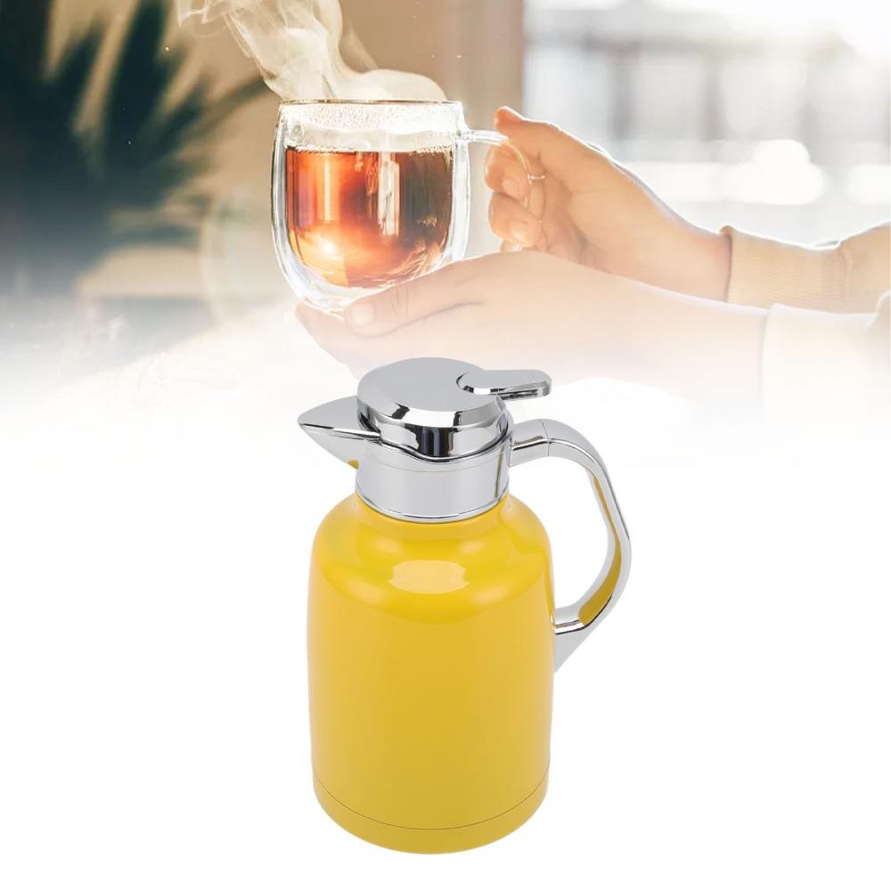 Leak Proof Thermal Tea Pot 304 Stainless Steel Insulated Coffee Carafe For Cafes
