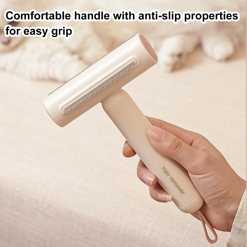 Pet Hair Tool Pet Grooming Brush with Hair Remover Roller Detangling Comb 3-in-1 Deshedding Tool for Dogs Cats for Dematting