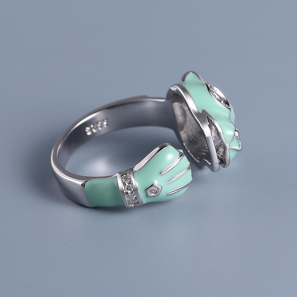 Мужское кольцо, внушительное ювелирное изделие с головой льва, эмалированное кольцо ручной работы, модное ювелирное изделие в стиле панк, кольцо с животным, мужское кольцо, рождественский подарок, ювелирные изделия для вечеринки