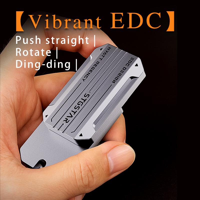 Fidget Toy Stress Relief Toys for Adults EDC Spinner Push Slider Pocket Sensory Toys for Anxiety ADHD Focus Cool Office Edc Toy