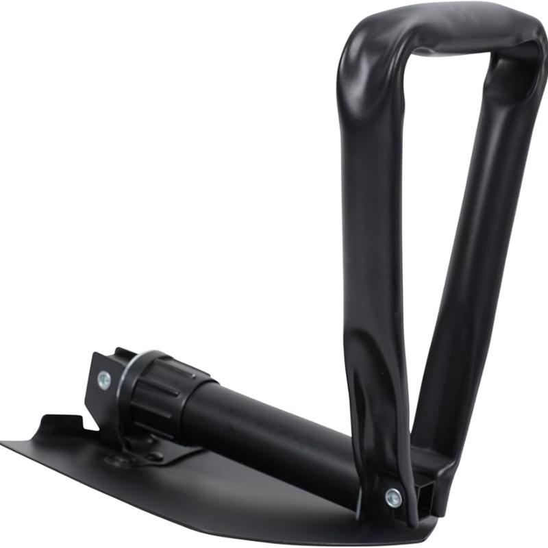 1pc Outdoor Shovel, Military Shovel, Tri-fold Trenching Tool with Serrated Teeth, Lightweight, Collapsible, Ideal for Camping, Survival and Trenching