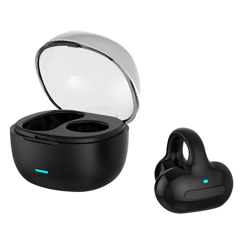 Беспроводные Bluetooth-наушники, не внутриканальные, сенсорное управление, длительное время ожидания, спортивный дизайн с зажимом на ухо, для одного уха
