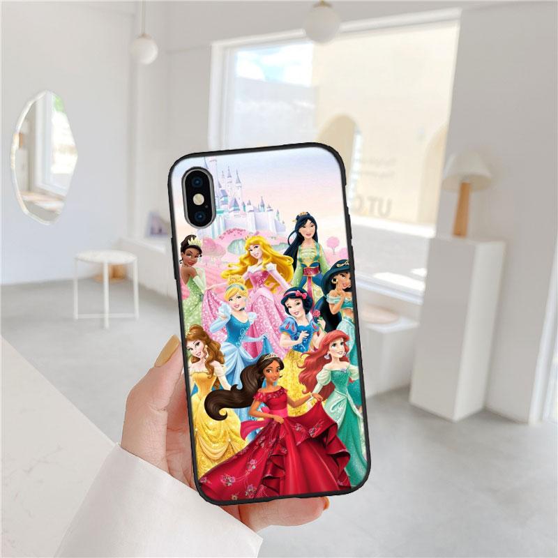 CJ42 Мягкий чехол для телефона Disney Princess для Samsung Galaxy Note 10 20 S23 S24 S25 Ultra FE Plus Edge Lite A02S A35 A07 A17