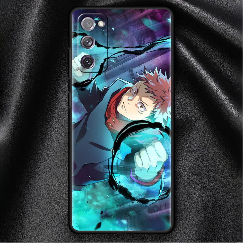 Case For Samsung Galaxy S20 FE S22 Ultra S21 Plus Luxury Soft Phone Case S10 S9 S8 S10e S7 Silicone Funda Jujutsu Kaisen Anime