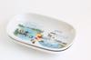 Shimizu Togyo Oval Australia Snoopy World Travel Set of 2 Designs Plates, & Canada, Series,