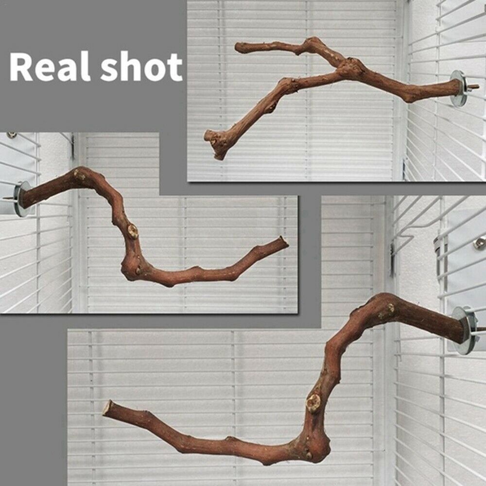 Клетка для волнистого попугайчика, подвесные игрушки для птиц, деревянная подставка-жердочка для попугая, платформа, деревянная ветка для попугая