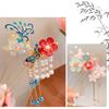 Classic Peach Blossom Hairpin Ancient Style Pendant Hair Stick Sweet Hanfu Hairpin Women